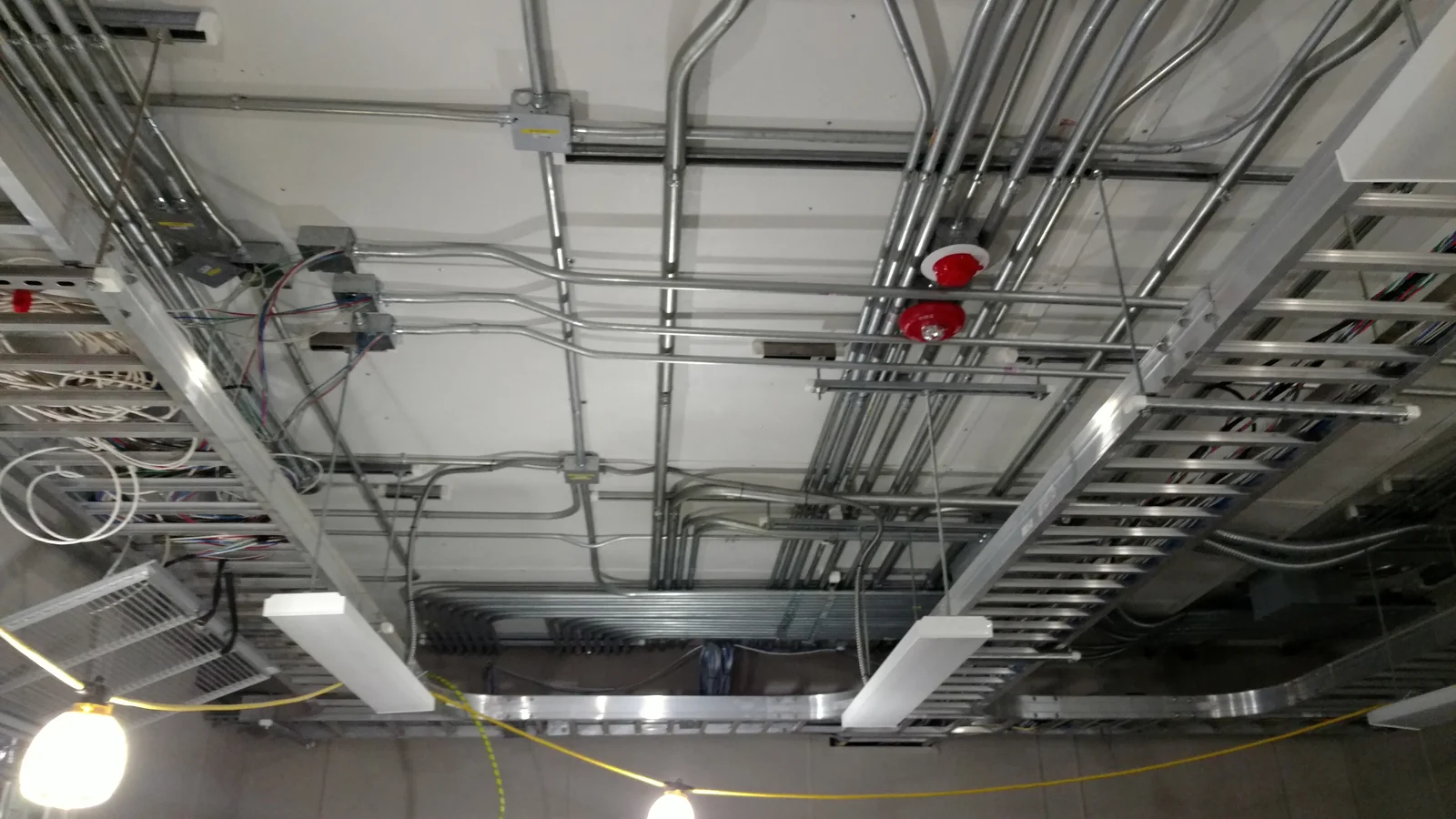 Commercial electrical conduit installation